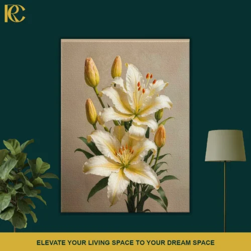 FRONT_MOCKUP Botanical White Lily