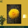 FRONT_MOCKUP Floral Yellow Dandelion Flower Bold Canvas Wall Art