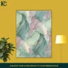 FRONT_MOCKUP Abstract Pastel Teal Pink Tranquil Canvas Wall Art