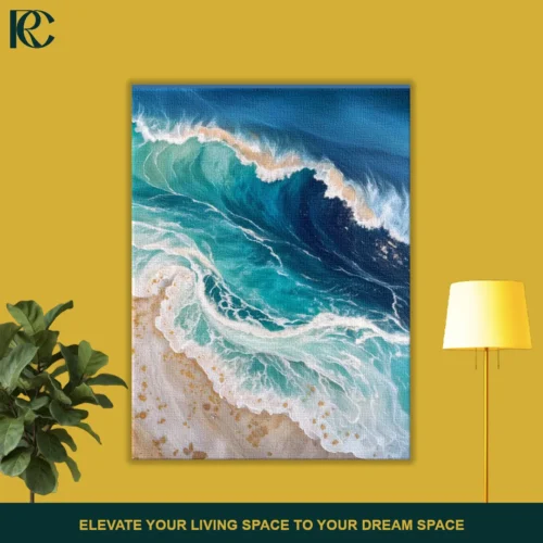 FRONT_MOCKUP Ocean Wave Abstract Wall Art
