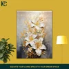 FRONT_MOCKUP Dramatic Floral White Gold Canvas Wall Art
