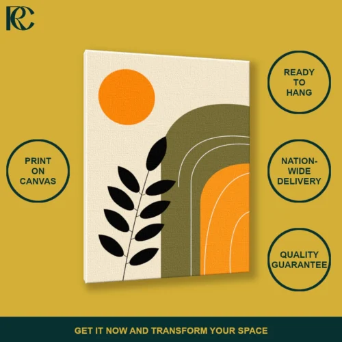 TILT_ANGLE_MOCKUP Cheerful Boho Rainbow Wall Art