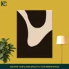 Minimalist Peaceful Flowing Dark Light Organic Shapes Set Of 3 Wall Art Front Image Art 1 Minimalist peaceful flowing dark & light organic shapes set of 3 wall art