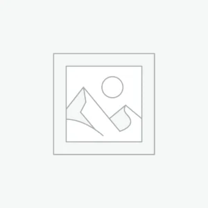 A simple line drawing of a mountain landscape with a sun above, framed within a square. The design features stylized peaks and flowing lines, creating a minimalist and abstract representation of nature.